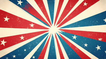 Abstract red and blue starburst patterns with white highlights and dramatic effects. Starburst. Illustration