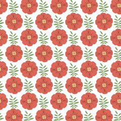 seamless pattern with flowers