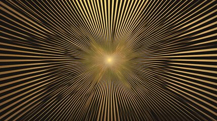 A luminous gold starburst texture background with radiating light effects. Starburst. Illustration