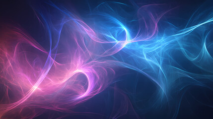 Abstract glowing blue and pink lines. this photo is perfect for creating a futuristic or sci-fi feel. Starburst. Illustration