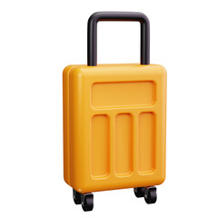 luggage 3d render icons
