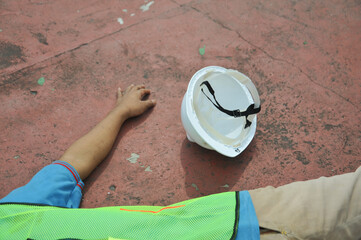 work accident concept photo