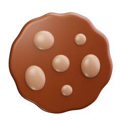 cookie 3d render icons