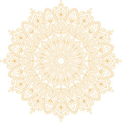 Islamic mandala ornament vector