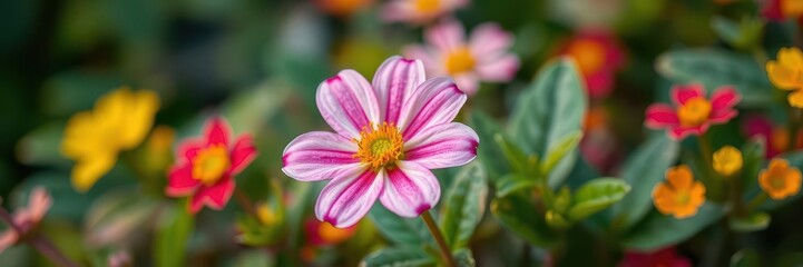 A close-up macro shot of vibrant organic colors found in nature, natural, flower, macro