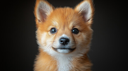 Obraz premium かわいい柴犬