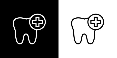 Mouth and teeth icon. Tooth. Mouth. Dentist. Black image. Germs. Toothache. Bad breath. Silhouette