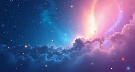 Holographic gradient background, rainbow, smooth, organic shape, soft light, ethereal atmosphere, website materials