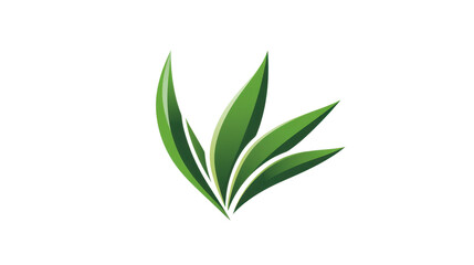 Fototapeta premium Green Plant Leaves Isolated on a Transparent Background Perfect for Nature Illustrations, Eco-Friendly Designs, and Botanical Creations in Various Digital and Print Media