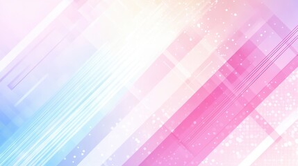Pastel Dream Abstract Geometric Lines and Light Play Background Design