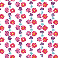 seamless pattern with flowers