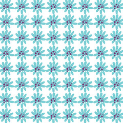 seamless pattern with snowflakes