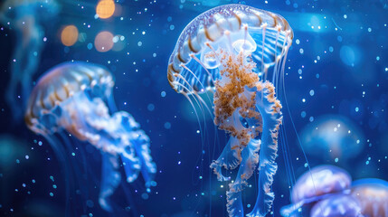 jellyfish in the water