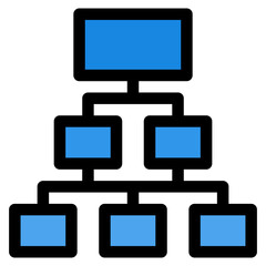 Hierarchy Icon Element For Design