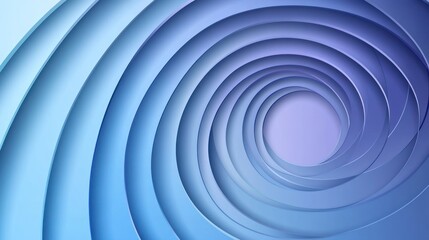 Fototapeta premium Abstract Blue Swirl: A mesmerizing vortex of layered circles in shades of blue, creating a dynamic and visually captivating design.