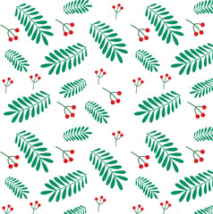 seamless pattern with christmas trees