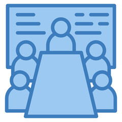 Meeting Room Icon Element For Design