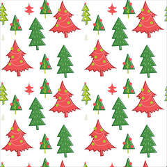christmas trees background