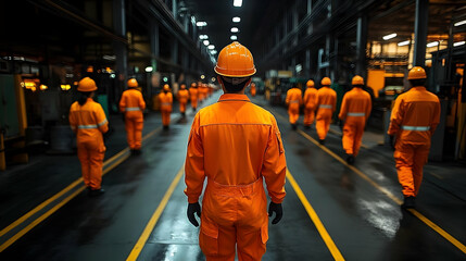 Industrial Workers in Safety Gear