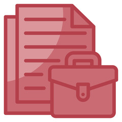 Business Document Icon Element For Design