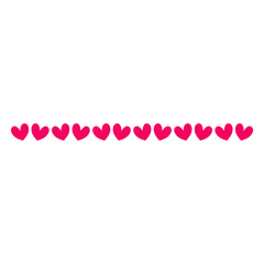 Heart Border Vector Design