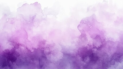 Fototapeta premium Lavender background with watercolor wash in purple shades