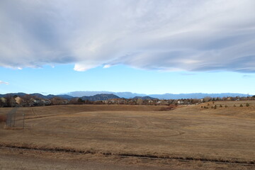 Clouds over the Rocky Mountains, Colorado
