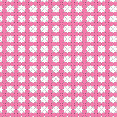 seamless pattern with pink hearts