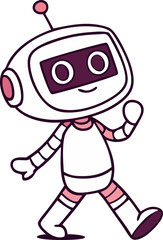 Fototapeta premium cute ai character