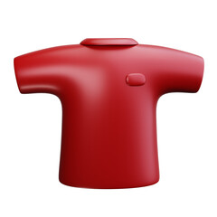 t shirt 3d render icons