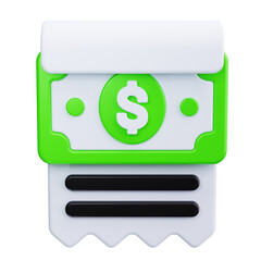 currency 3d render icons