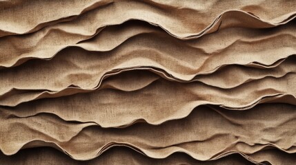 Waves of fabric