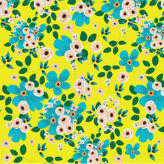 seamless pattern with monsters