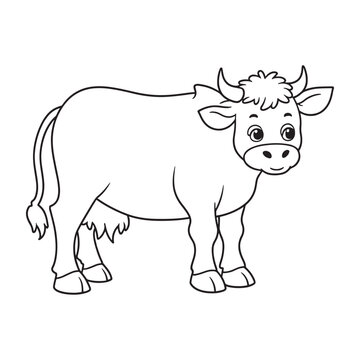 recommend clip art: Blall line art vector on white background