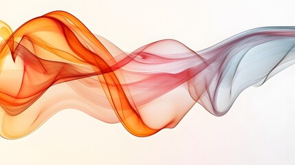 Dynamic abstract waves in motion digital art colorful background fluid design artistic viewpoint