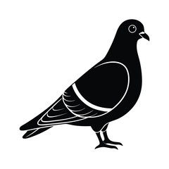 illustration of a bird High-Quality Animal Silhouette Illustrations for Creative Projects