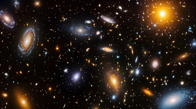 Exploring cosmic wonders outer space digital art universe aerial view astronomical concepts