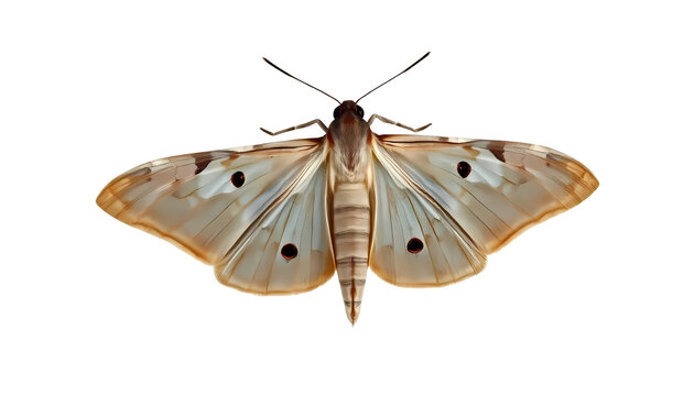 Silver Y Moth Isolated PNG