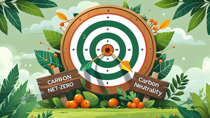 Net Zero and Carbon Neutrality, A Visual Goal.