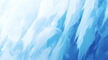 Fototapeta premium Abstract blue ice frozen texture background for winter holiday design. Brumal. Illustration
