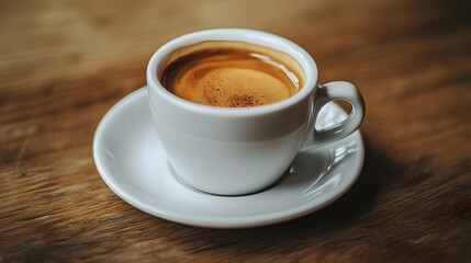 Savoring espresso moments rustic  cozy beverage photography warm setting close-up perspective embracing coffee culture