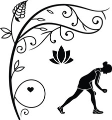 Vital Harmony Logos for Holistic Living