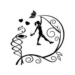 Vital Harmony Logos for Holistic Living