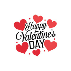 Happy Valentine Day Template Design