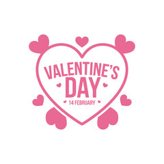 Happy Valentine Day Template Design