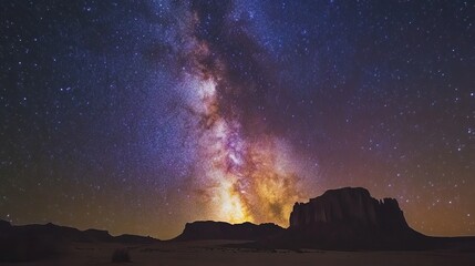 beautiful view of the galaxy