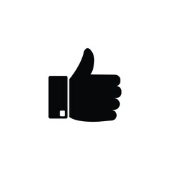 thumbs up gesture icon designed in solid style