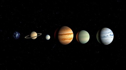 Great view of outer space High resolution images presents creating planets of the solar system