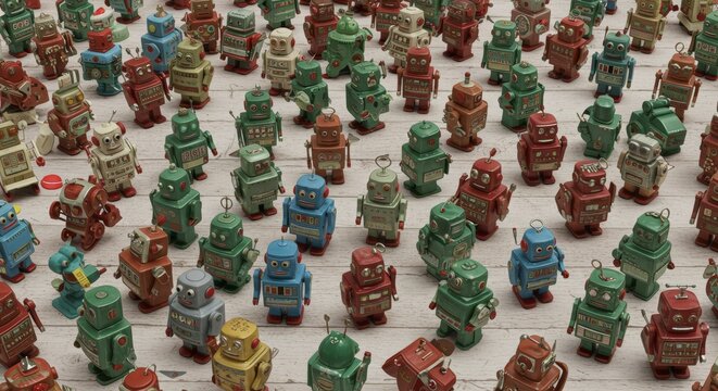 AI Robot vs Alien, AI, Robots and androids. AI Taking over the world, the concept of confrontation between humanity and artificial intelligence, alien invasion