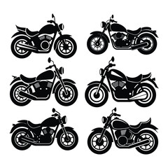 motorcycle silhouette collection